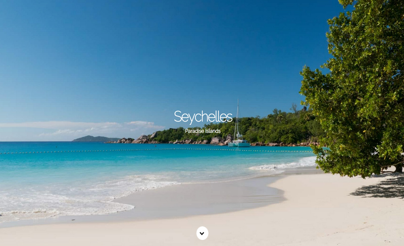 Seychelles Paradise Island - Top Travel & Tourism Website Design Example Using Drupal