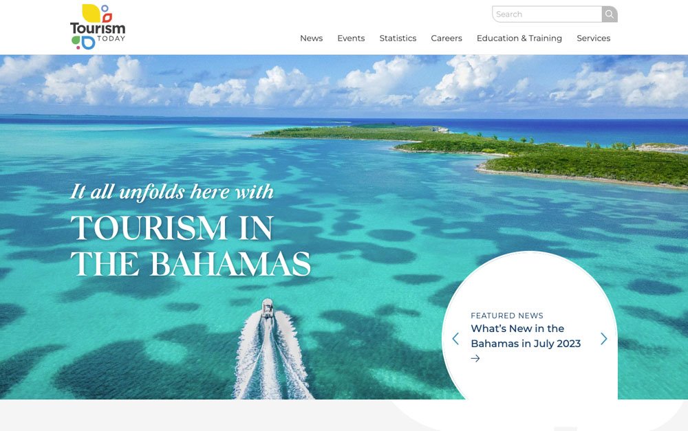 Tourism Drupal Website Example