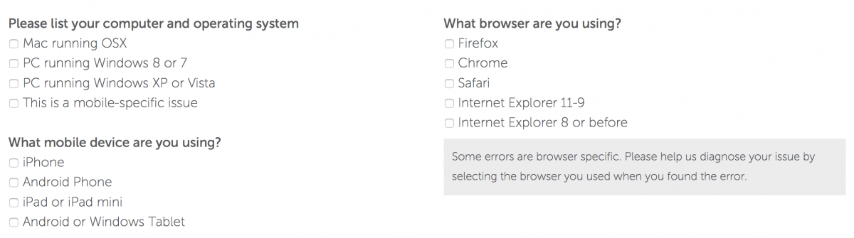 Browser and Device Info