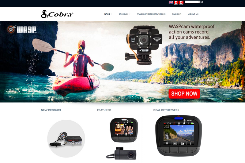 Cobra Electronics - Using Drupal for their Marketing Site