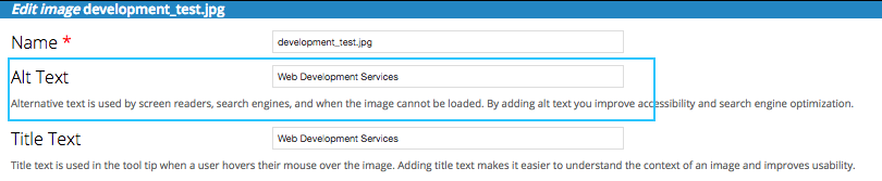 Drupal SEO: Image Alt Text