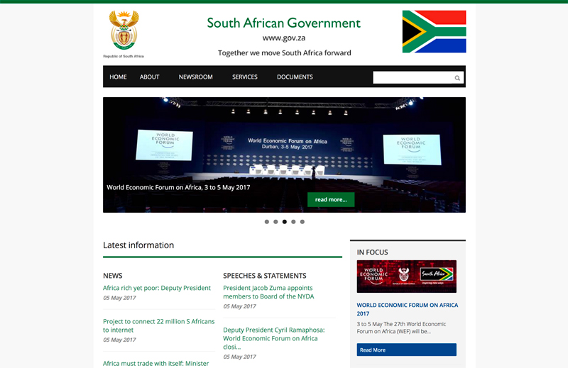 South African Government Uses Drupal