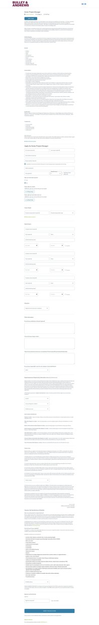 Bulley Andrews Recruitment Software Application UX Design