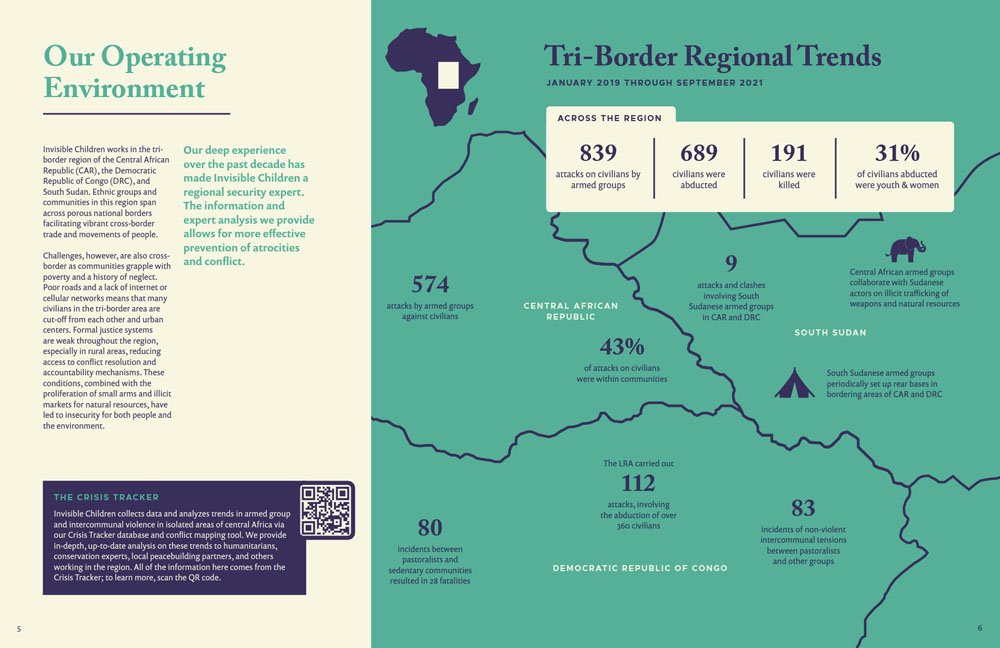 Invisible Children Non-Profit Best Printed Annual Report