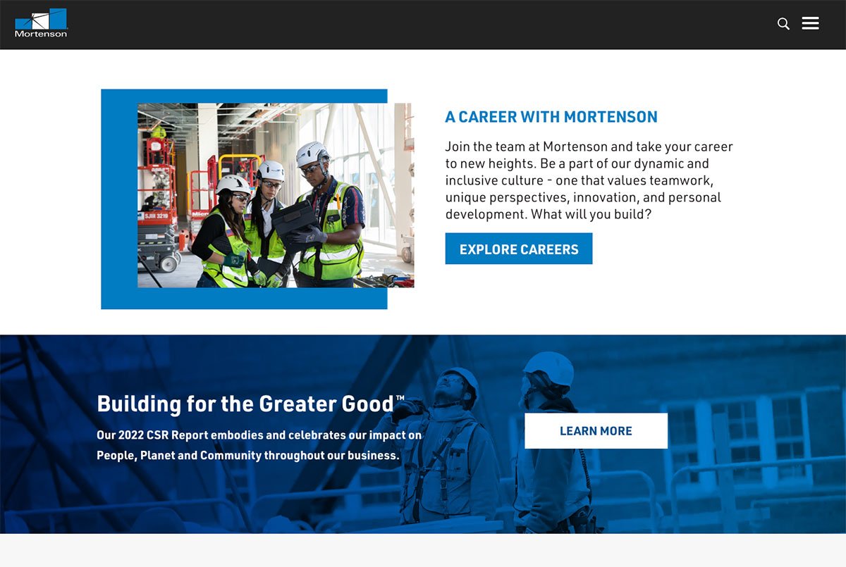 Commercial Construction New Safety Helmet Web Design Trend