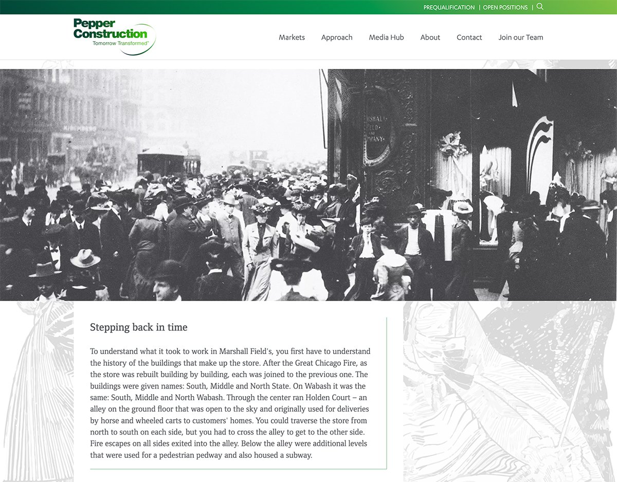 Pepper 100yr Anniversary Historic Project Highlights