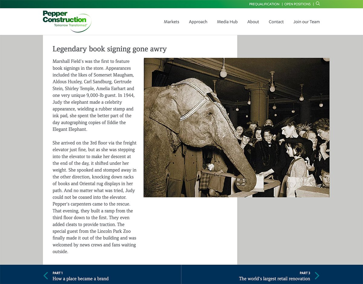 Pepper 100yr Anniversary Historic Project Highlights