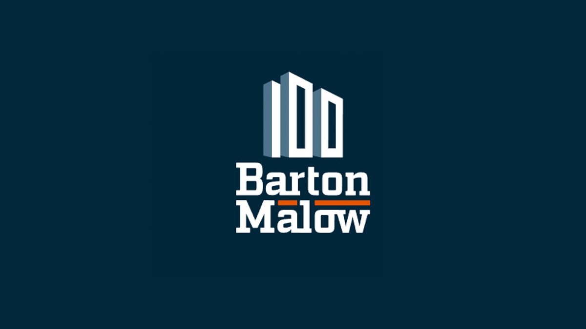 Barton Malow Anniversary Logo Design Example