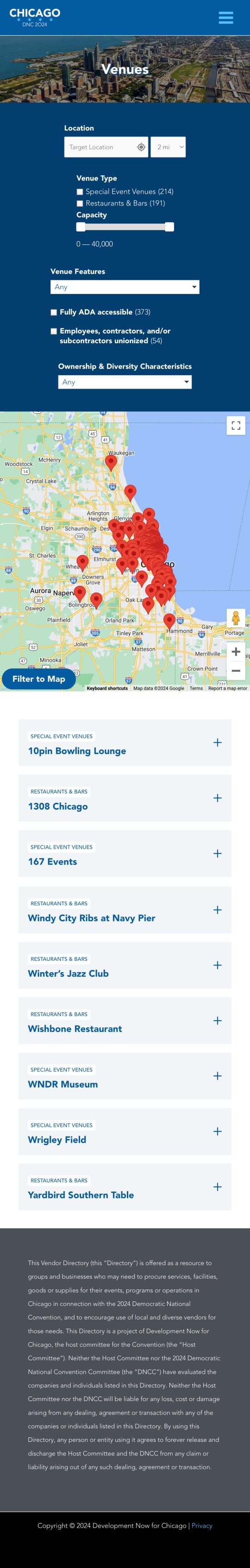 Chicago DNC Political Web Design Case Study