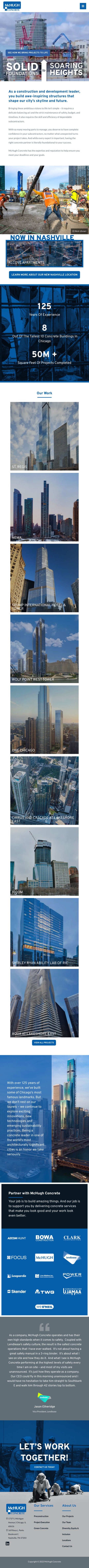 Chicago Commercial Construction Website Design Company