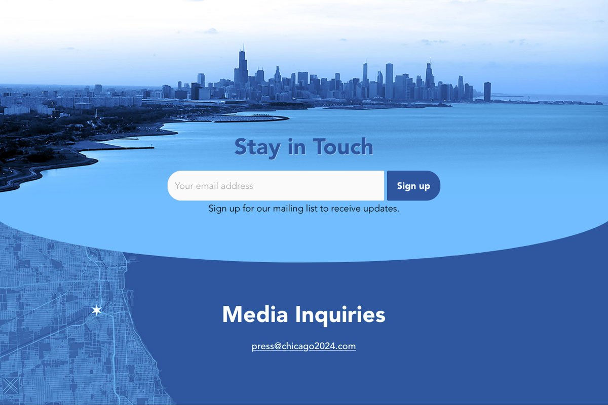 Chicago DNC Political Web Design Project