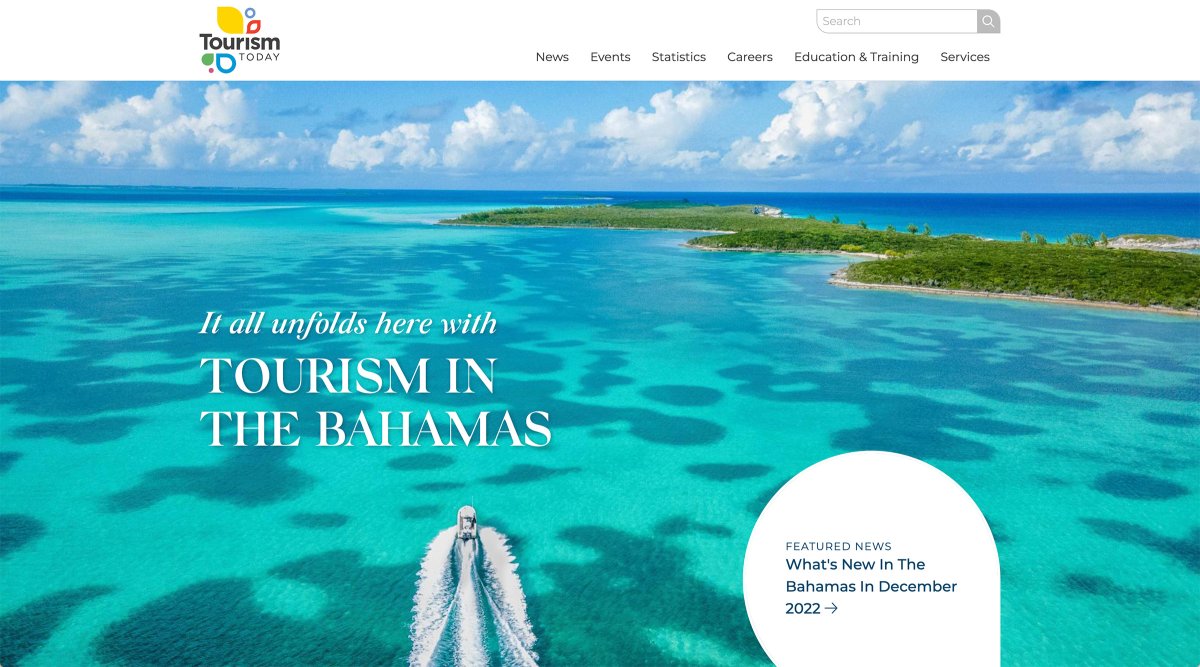 Bahamas Tourism Website Redesign Project