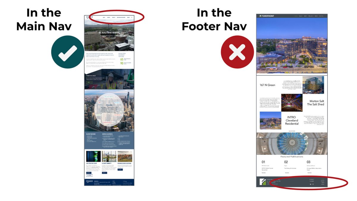 Career Pages Should Be in the Main Navigation