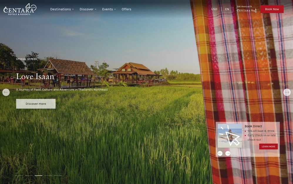 Tourism Drupal Website Example