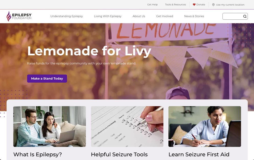 Non-Profit Drupal Website Example