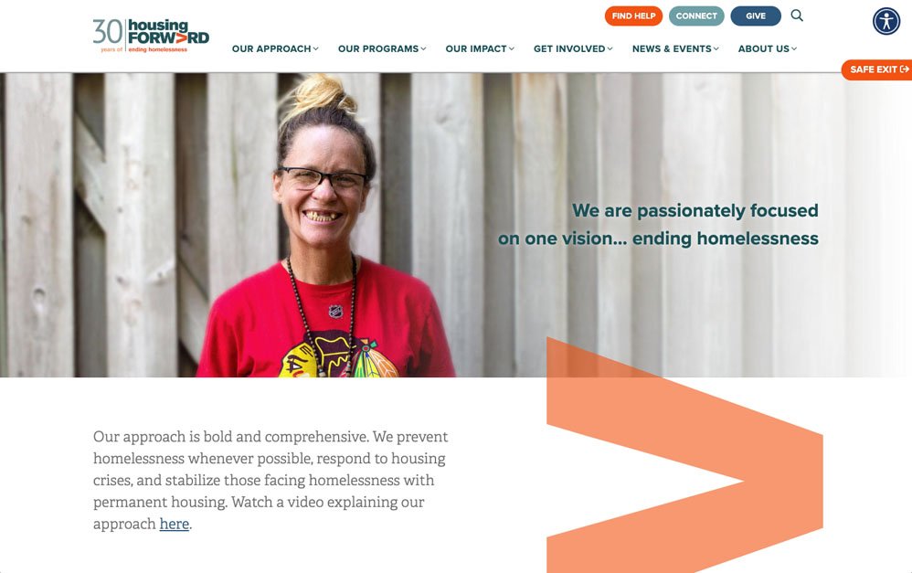 Non-Profit Drupal Website Example