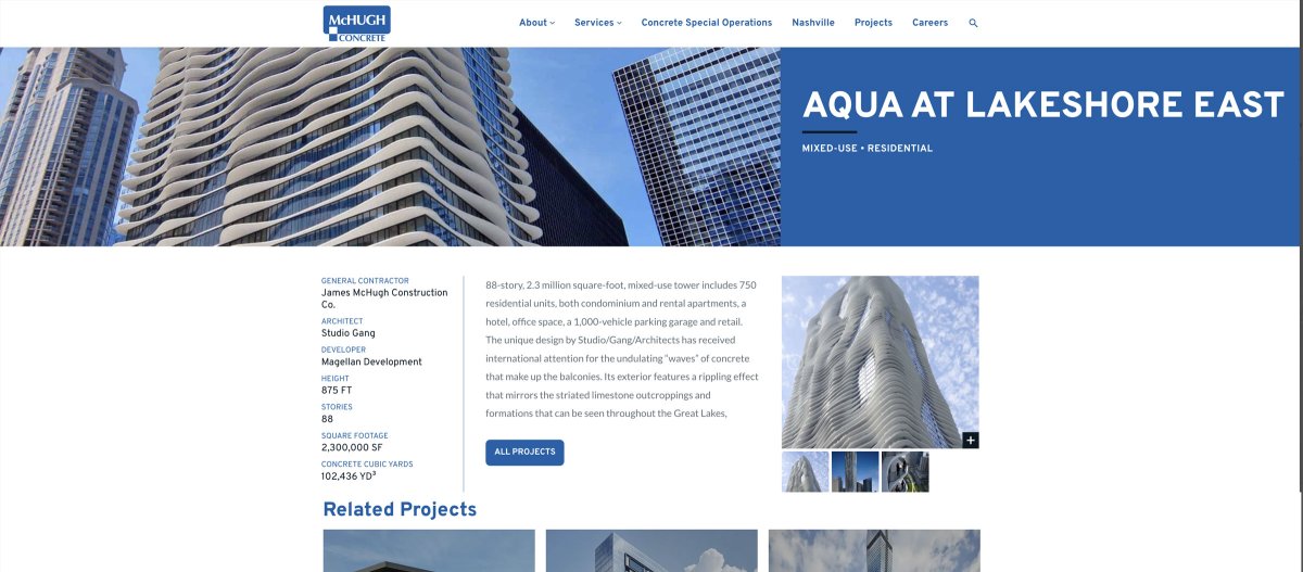 Chicago Contractor Website Design Project