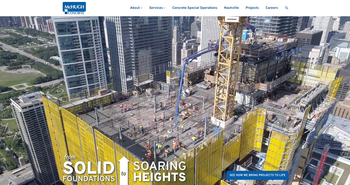 Chicago Construction Website Redesign Project
