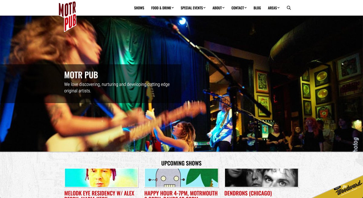 Cincinnati Pub Website Redesign Example