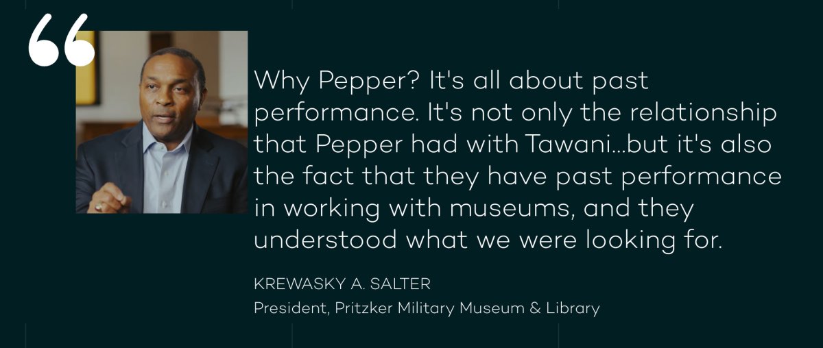 Pepper Construction Annual Report Website Design
