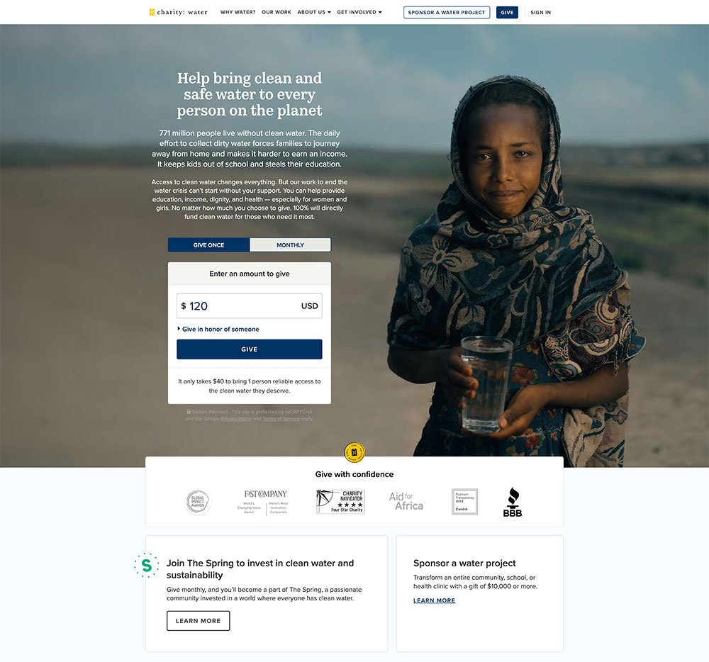 Non-Profit Donation Software Example Stripe