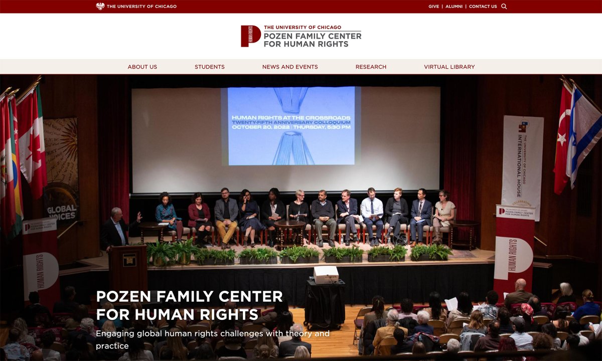 University of Chicago Web Design