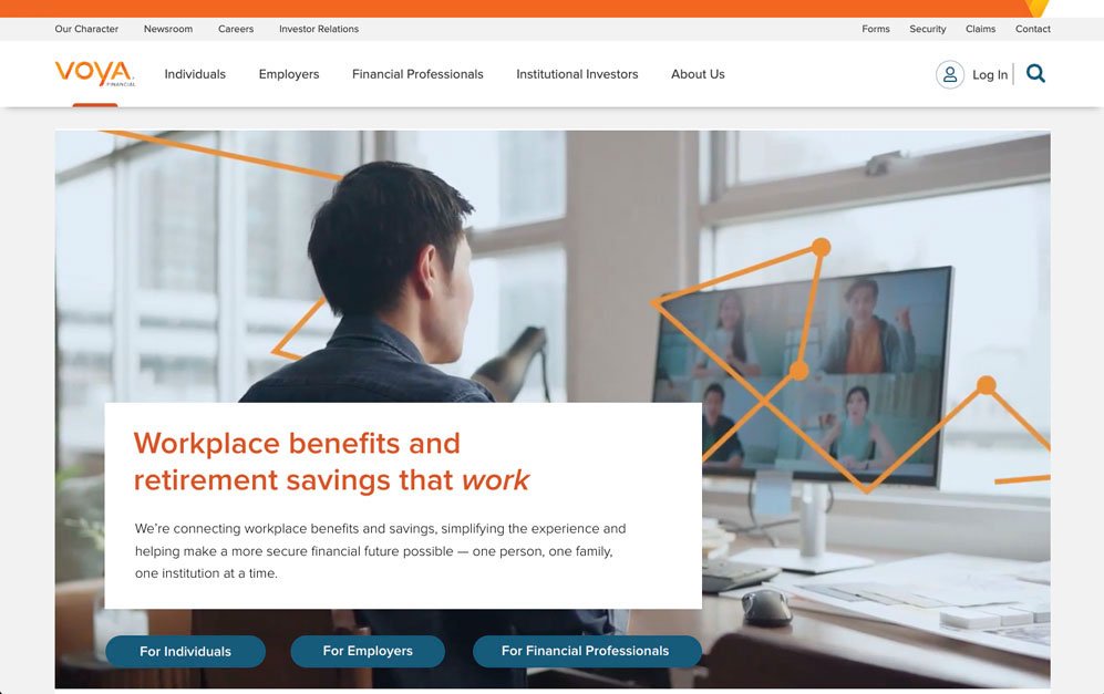 Voya Financial Drupal Web Design