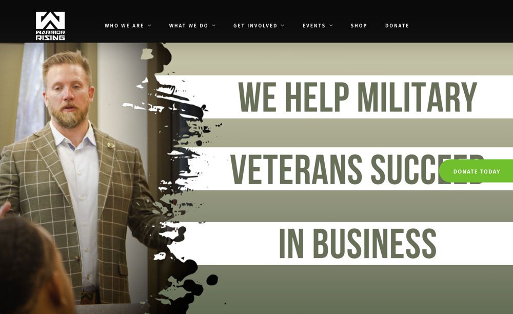 Stunning Non-Profit Website Design Example