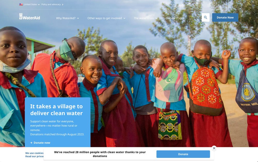 Non-Profit Drupal Website Example