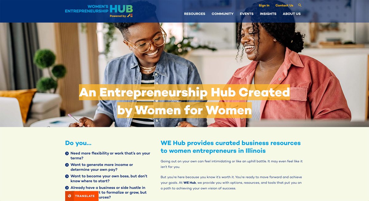 Chicago Non Profit Website Design Project