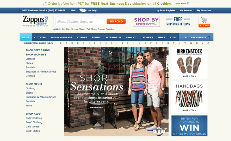 sites like zappos